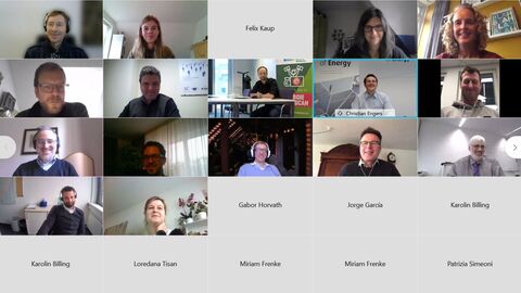 Screenshot einer Online-Konferenz