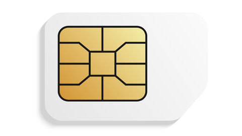 Goldfarbene Chips in unterschiedlicher Größe für den bargeldlosen Zahlungsverkehr