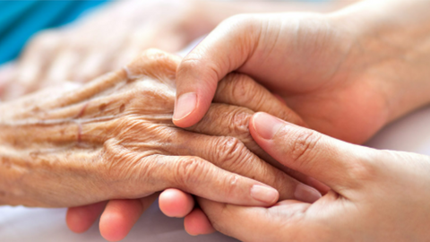 Capable Hände, die sich halten